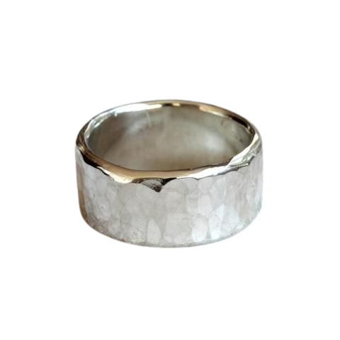 Rustic Hammered Ring