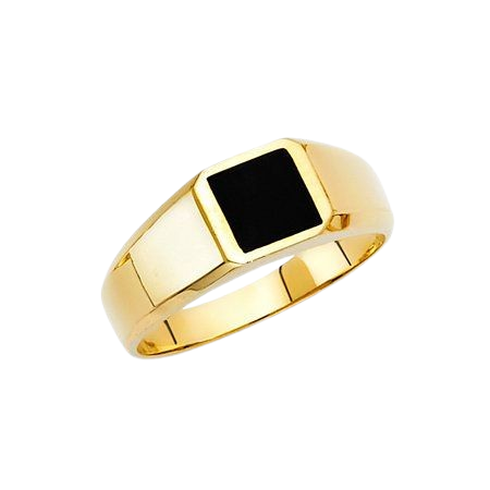 Classic Gold Black Onyx Ring