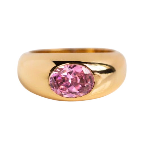 Blush Pink Sapphire Ring