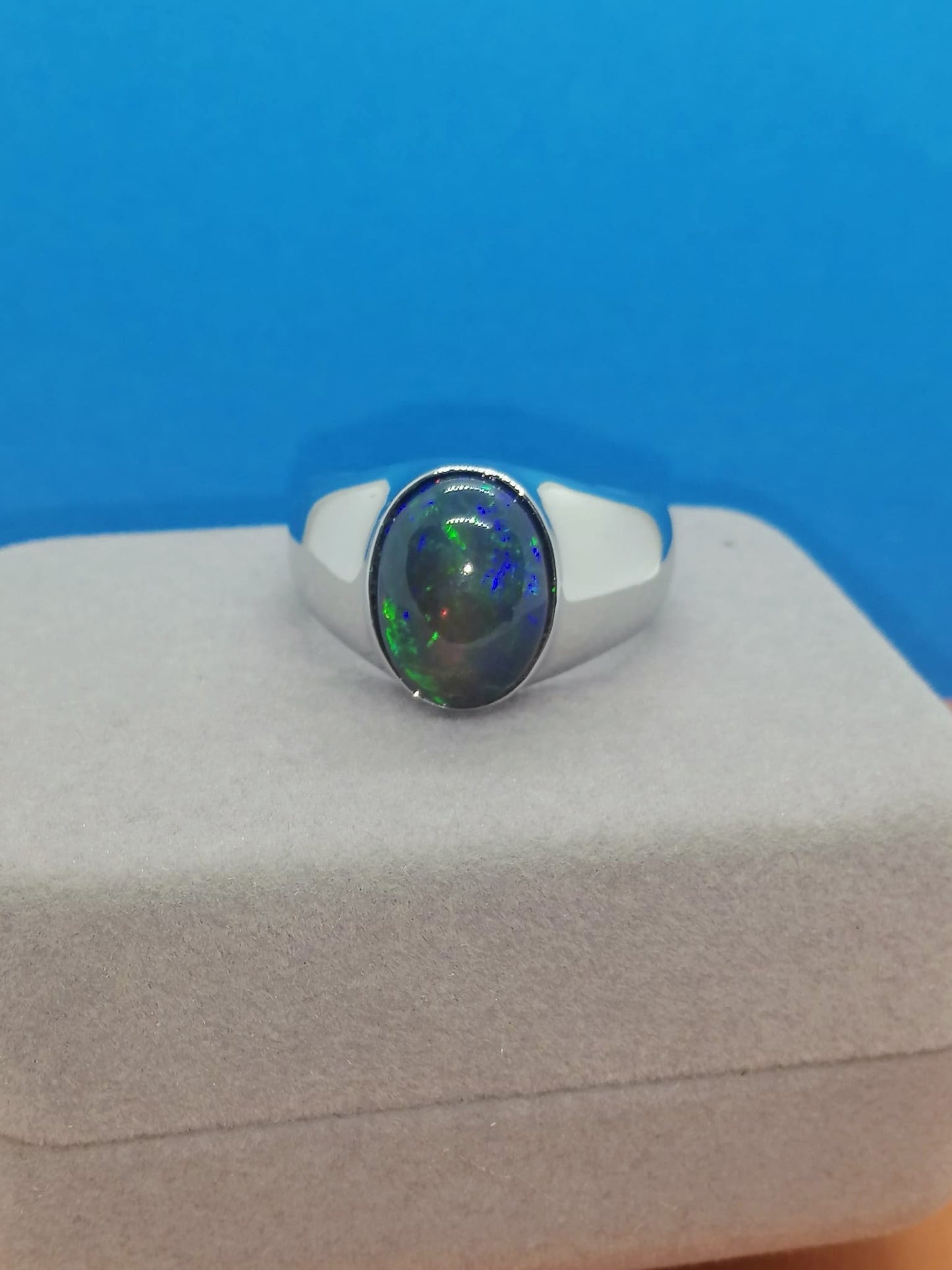 Marvelous Black Opal Ring