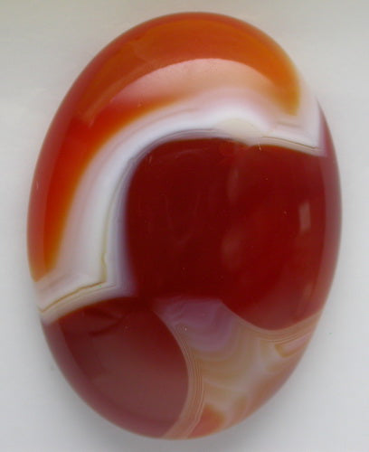 Natural Orange Band Agate 4BAG105