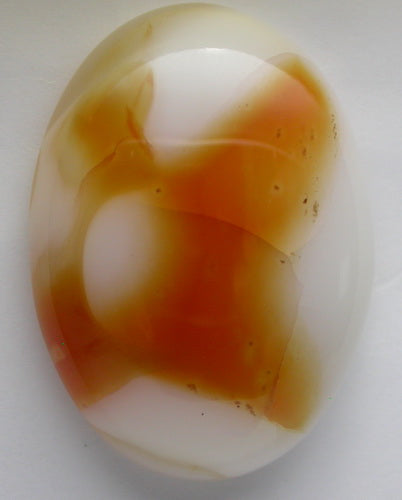 Natural Orange Band Agate 4BAG107