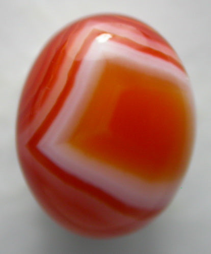 Natural Orange Band Agate 4BAG131