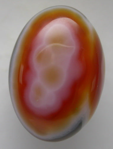 Natural Orange Band Agate 4BAG158