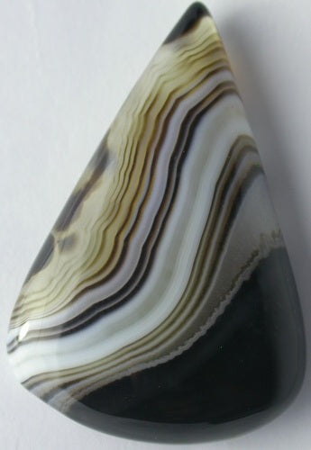 Natural Botswana Band Agate 4BBA118