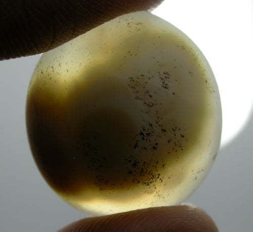 Scattered Half Boiled Egg Natural Agate 4UAG110