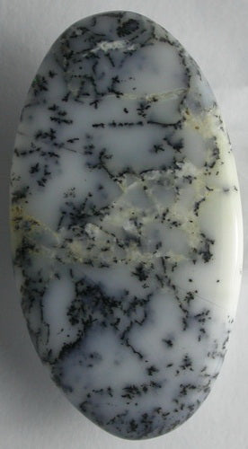 Natural White Dendtric Agate 4WDA101