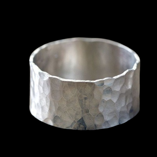 Rustic Elegance Hammered Band