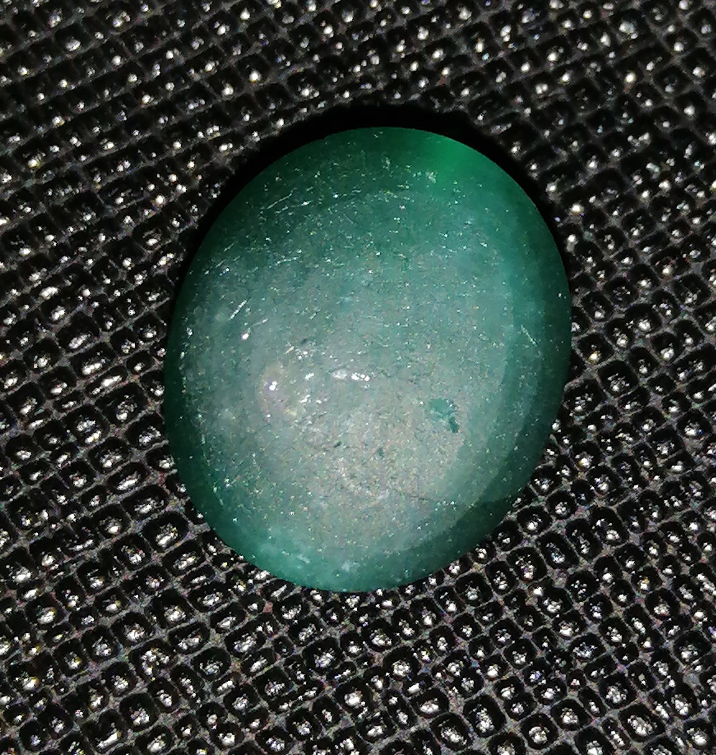 Natural Swiss Lab Certified Apatite Catseye: Green Aurora 6.83cts- AP26 (24)