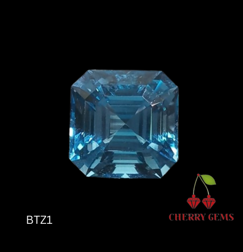 Natural Swiss Lab Certified Blue Topaz:  Azure Majesty 5.94cts- BTZ1 (24)