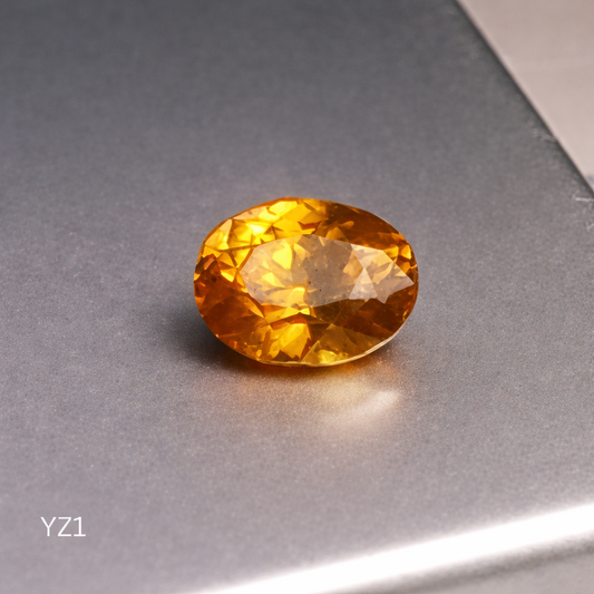 Natural Yellow Zircon: Golden Fire 2.9cts - YZ1 (24)