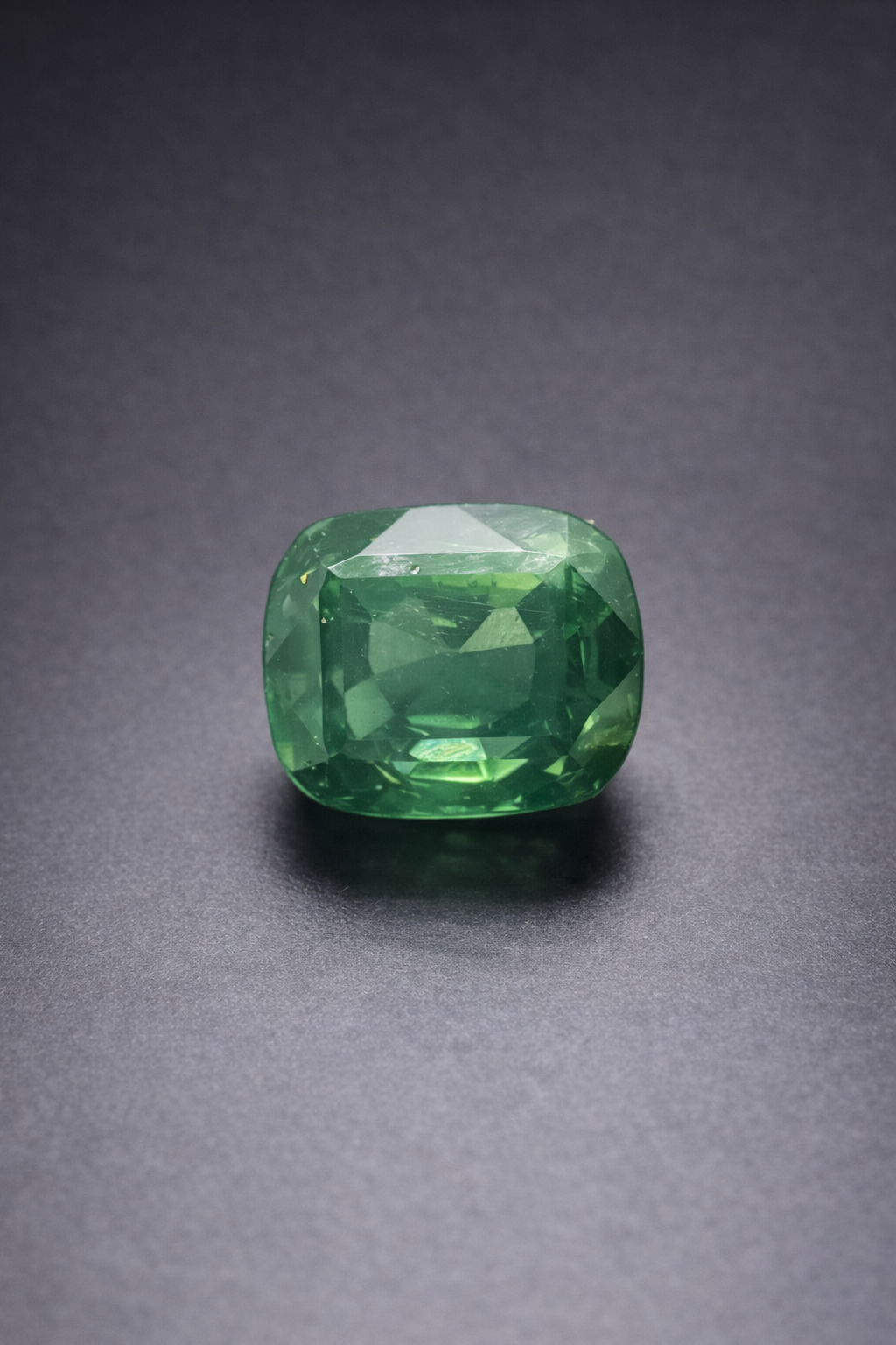 Natural Certfied Green Zircon: Green Perfection 4.92cts- ZR119