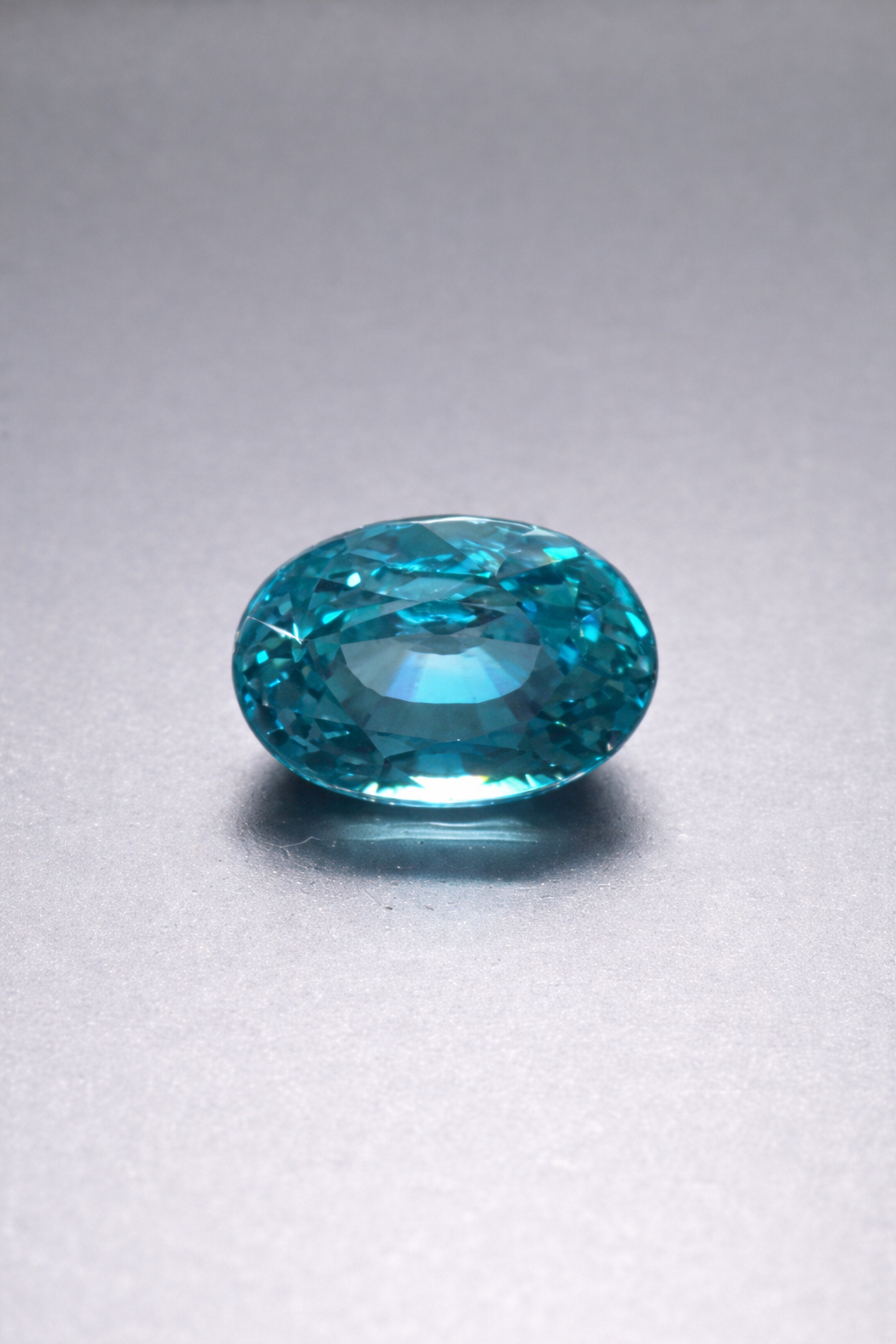 Natural Certified Blue Zircon: Cyan Elegance 6.45cts- ZR24 (24)
