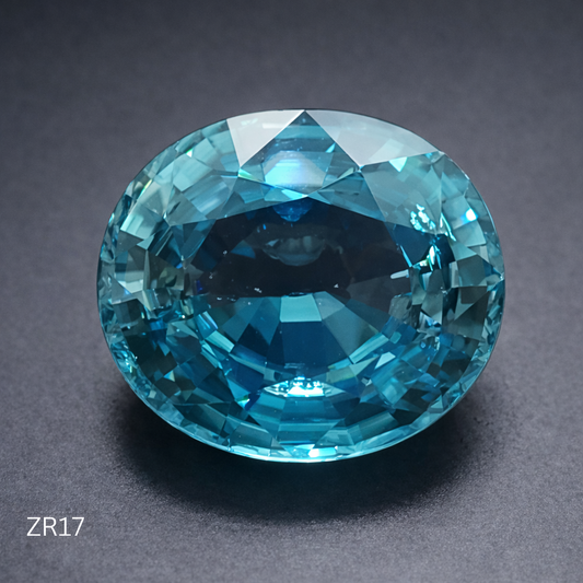 Natural Certified Zircon: Oceanic Breeze 5.48cts- ZR17 (24)