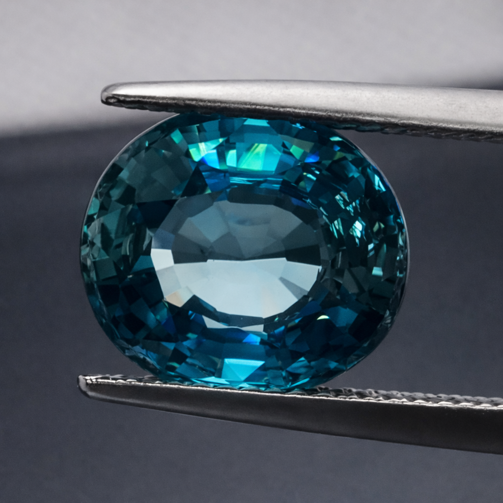 Natural Certified Zircon: Oceanic Breeze 5.48cts- ZR17 (24)