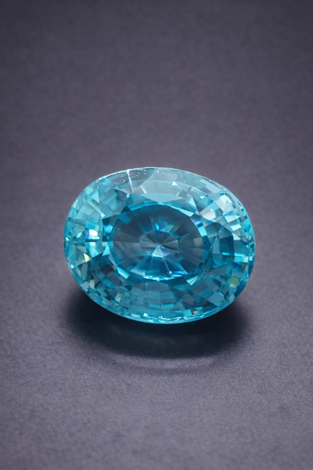 Natural Blue Zircon: Crystal Clear Blue 5.3cts-ZR08 (24)