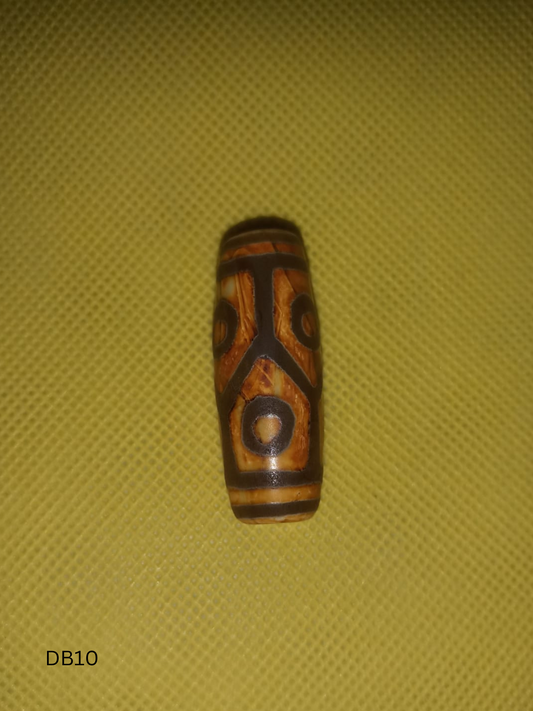 Natural Authentic Tibetan Dzi Bead DB10