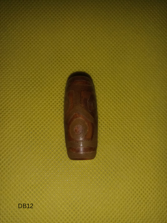 Natural Authentic Tibetan Dzi Bead DB12