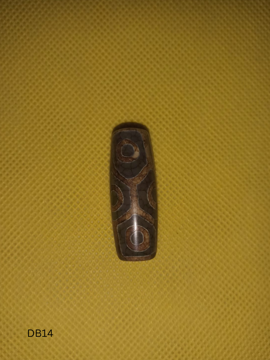 Natural Authentic Tibetan Dzi Bead DB14