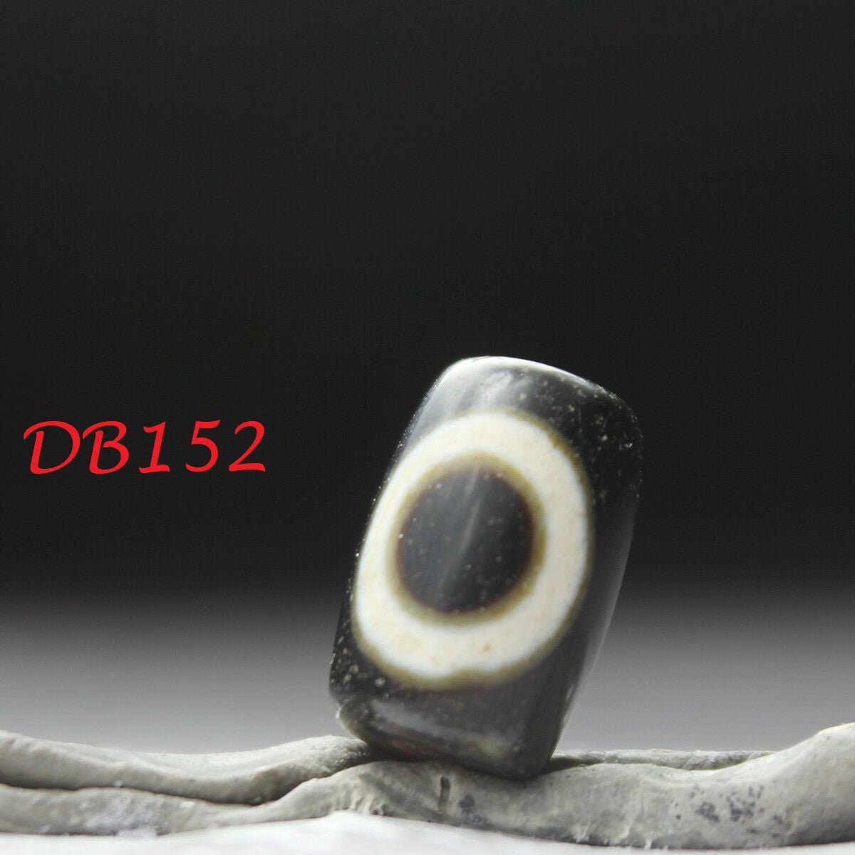 Natural Tibetan Dzi Bead "eyes" Pendant from Tibet