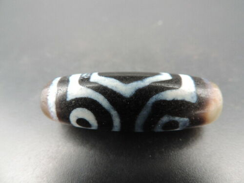 Natural 3 Eyes Tibetan Old Agate Dzi Beads Tibet Dzi Bead