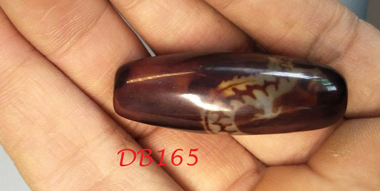 Natural dragon Tibetan DZi bead