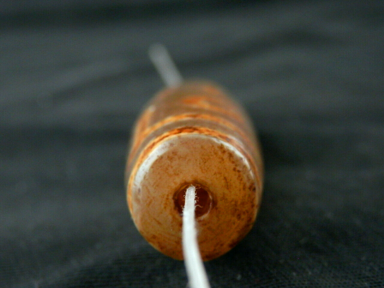 Authentic Natural Tibetan Dzi 9 Eyed Bead DB220