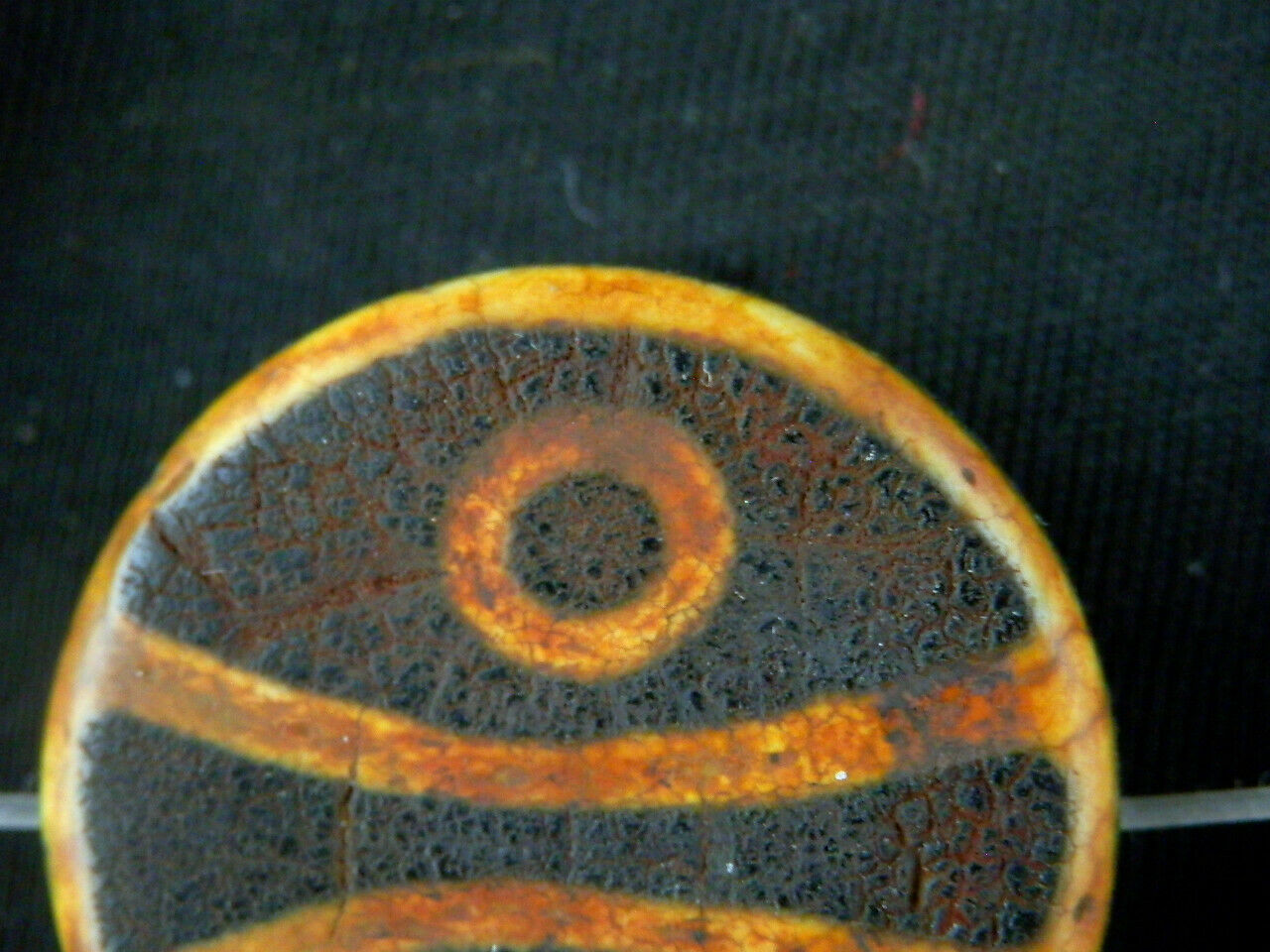 Authentic Natural Tibetan Dzi 4 Eyed Bead DB239