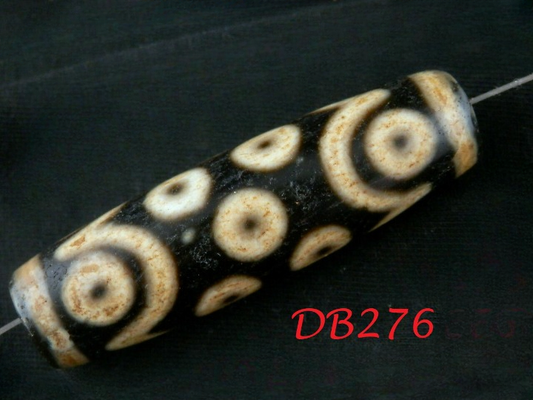 Authentic Natural Tibetan Dzi 15Eyed Bead DB276