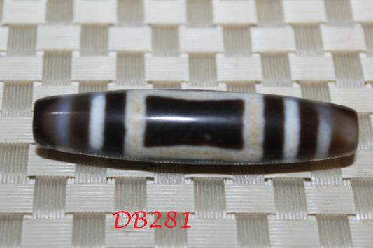 Authentic Natural Tibetan 1 eye old dzi bead