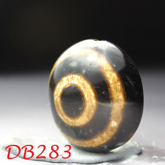 Authentic Natural Tibetan Dzi Bead "eyed" Pendant from Tibet