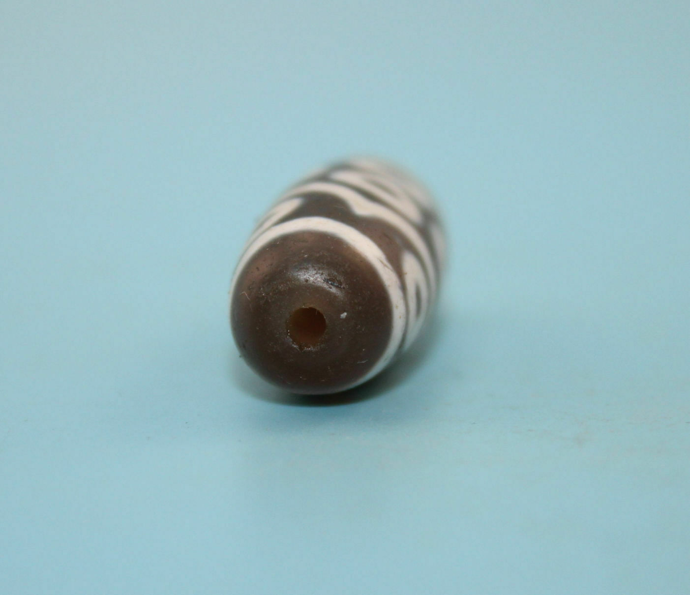 Natural Authentic Dzi old 15 eyes Bead from Tibet DB313