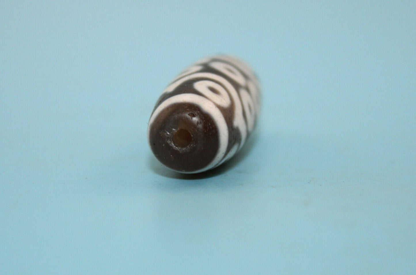 Natural Authentic Dzi old 15 eyes Bead from Tibet DB313