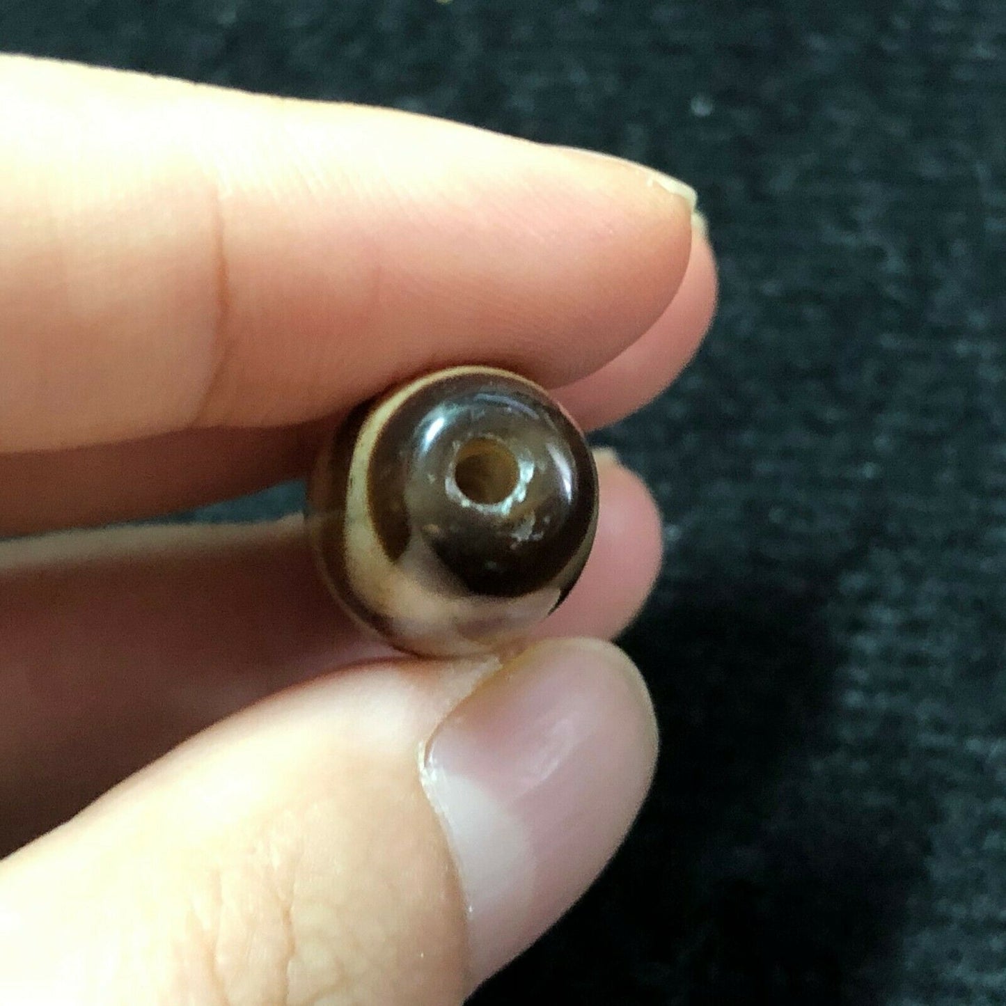 Natural Authentic Old Tibetan Dzi Bead