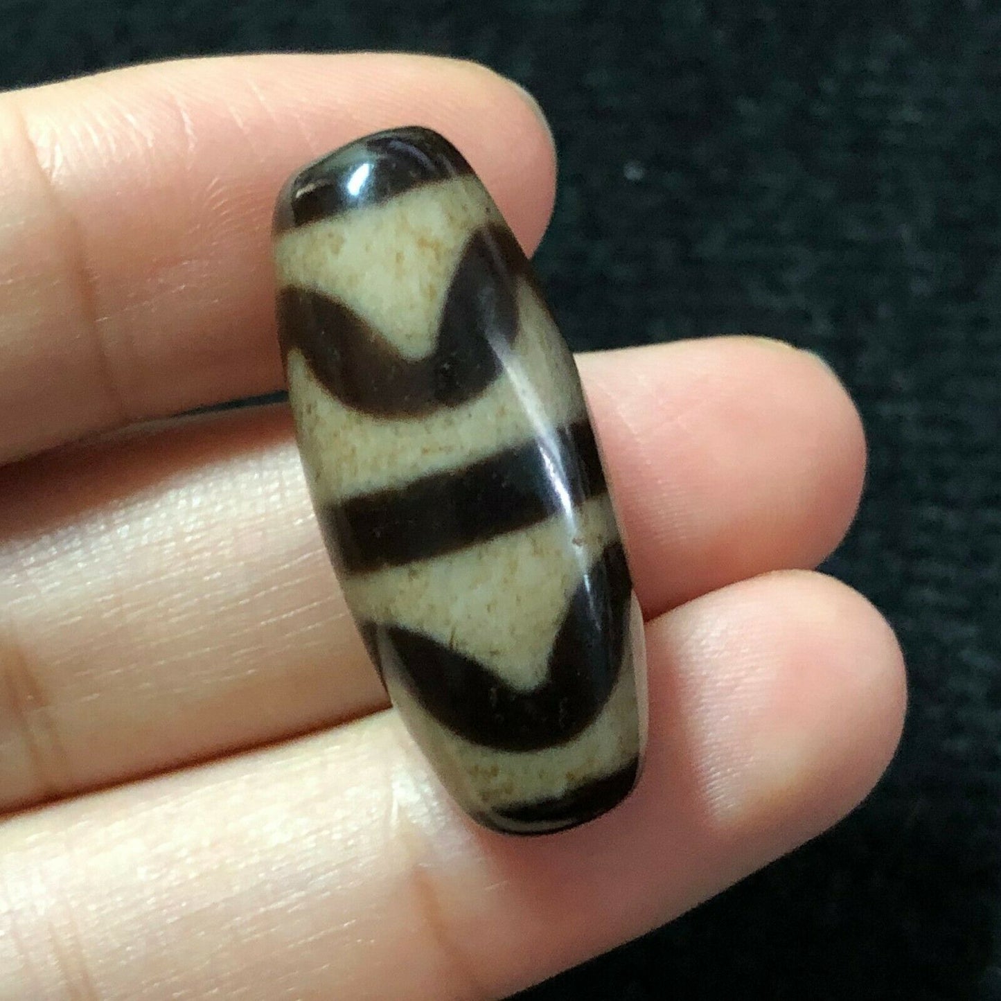 Natural Authentic Old Tibetan Dzi Bead