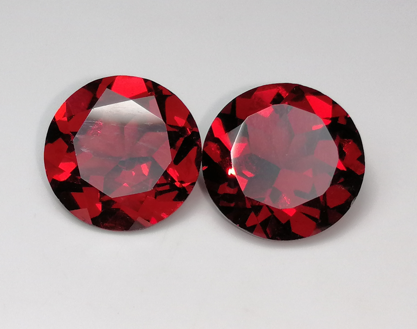 Natural Swiss Lab Certified Ravishing Pair of Red Garnets 5.91cts- GA04 (24)