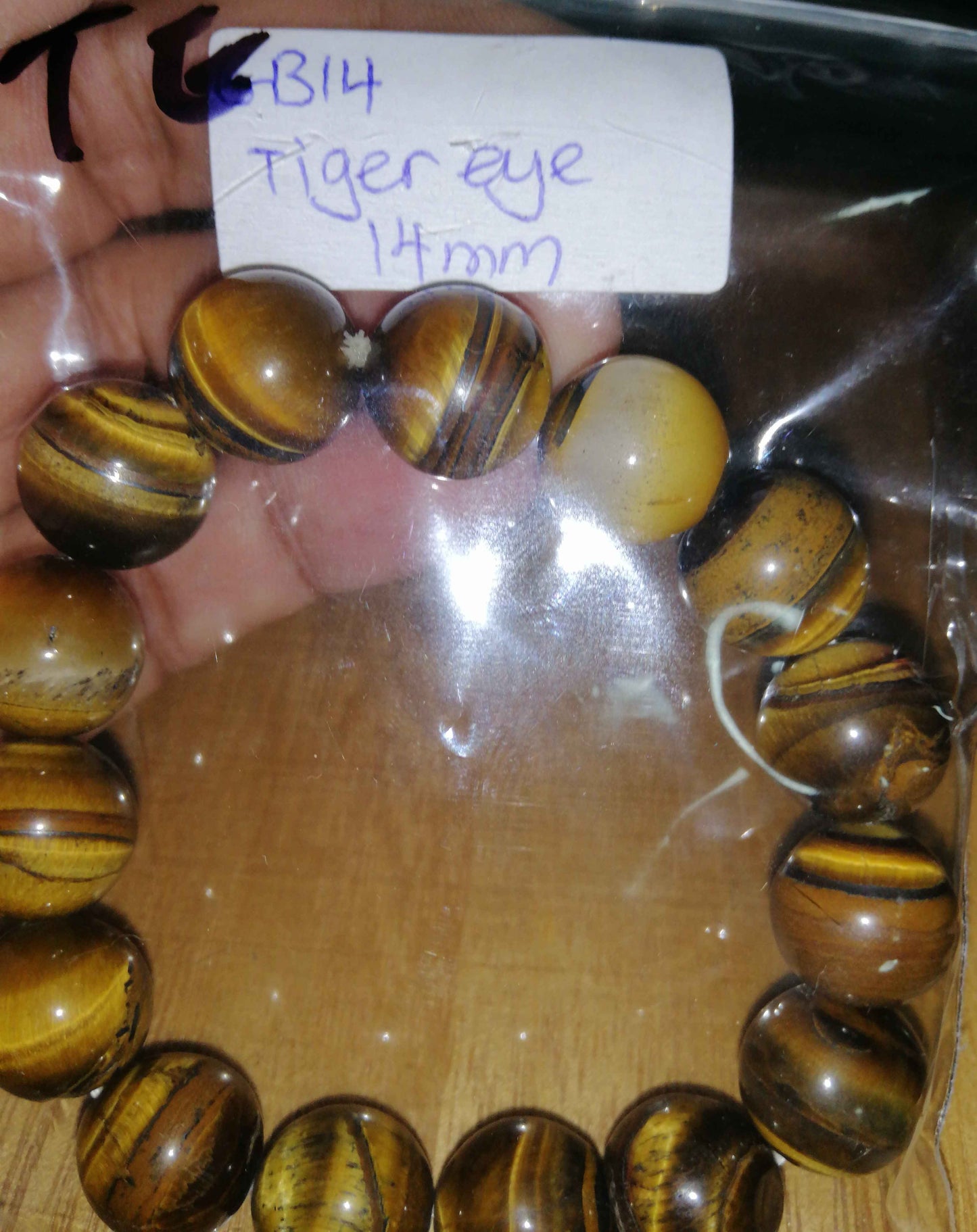 NATURAL TIGER EYE BRACELET