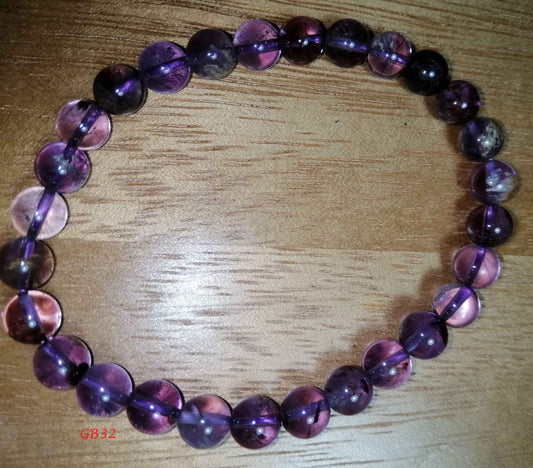 NATURAL AMETHYST BRACELET (6.6MM)