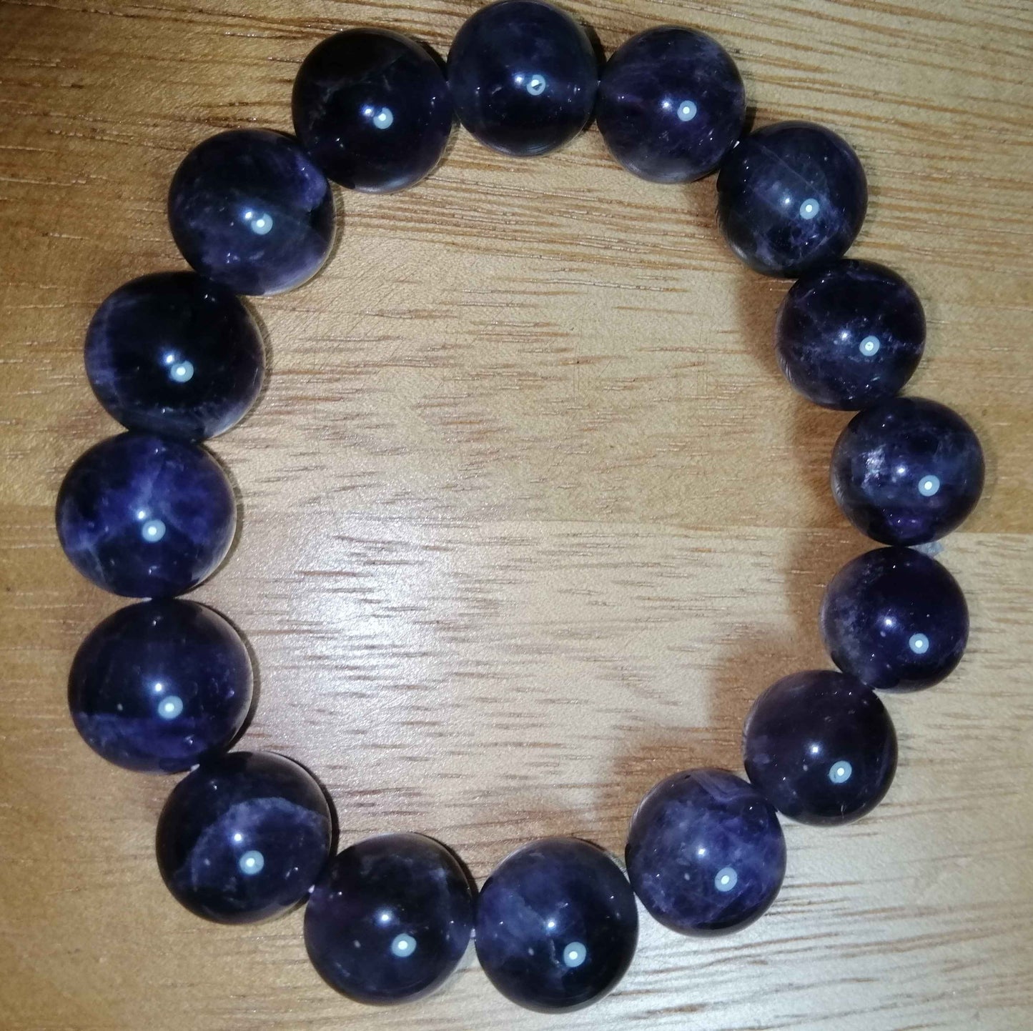 NATURAL AMETHYST 2PCS BRACELET