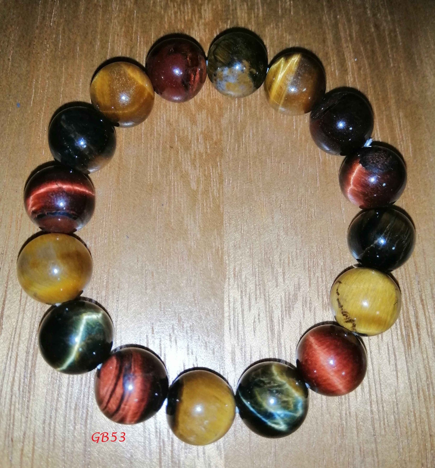 MIXED TIGER EYE BRACELET