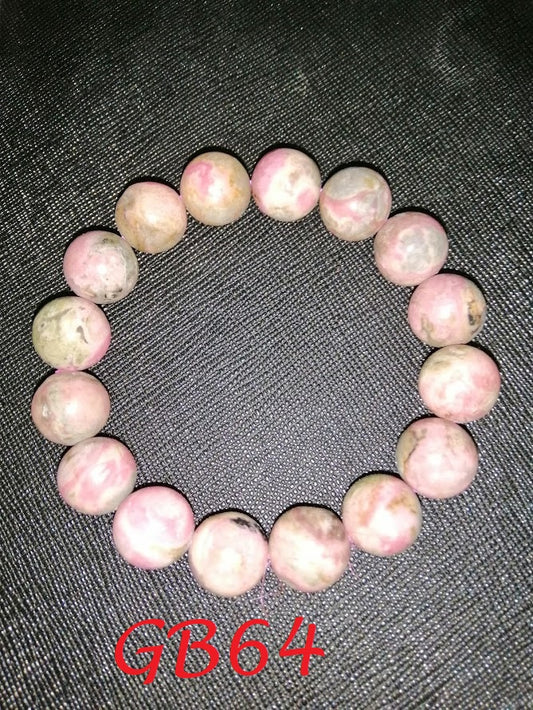 NATURAL RHODOCROSITE BRACELET