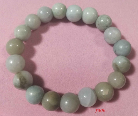 NATURAL JADE BRACELET (14mm)