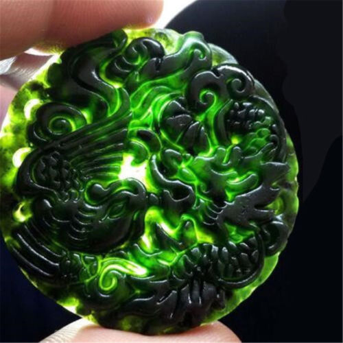 NATURAL JADE PENDANT (48.75MM) JB42