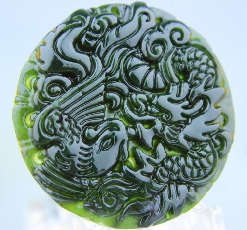 NATURAL JADE PENDANT (48.75MM) JB42