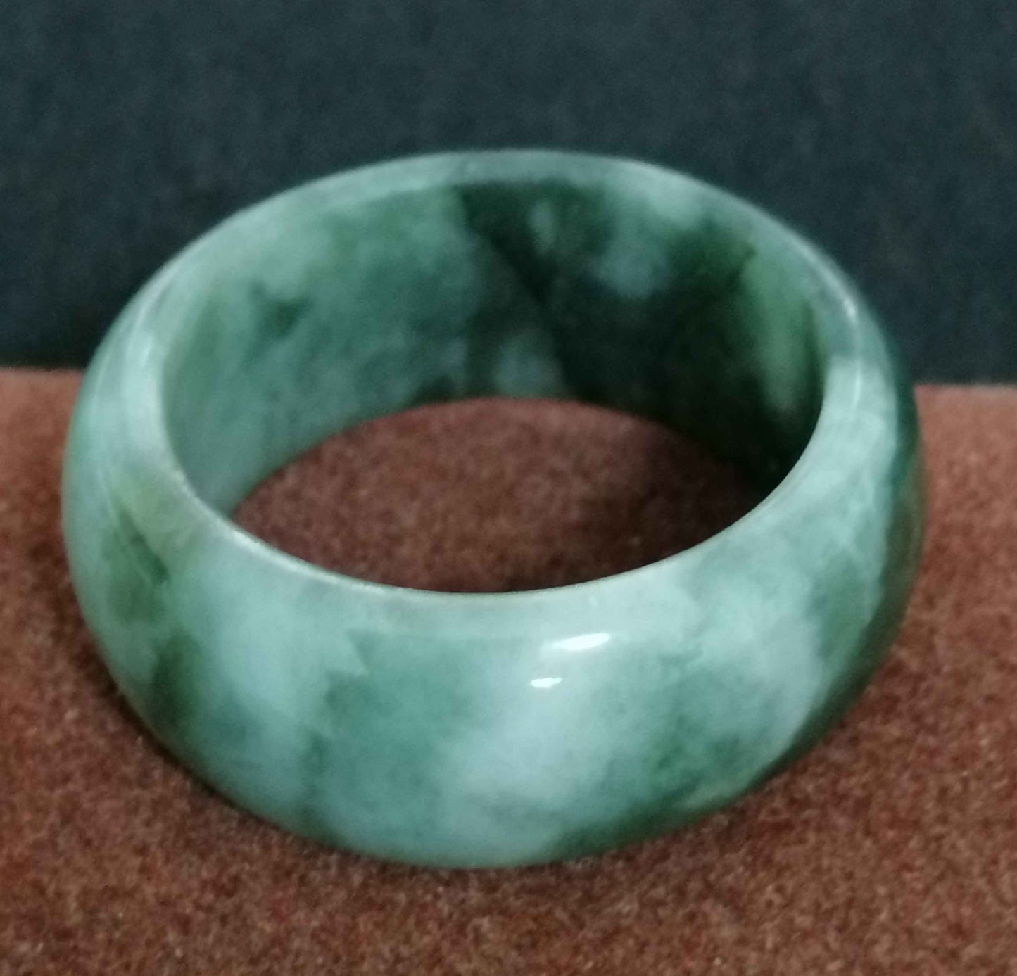 NATURAL JADE MEN RING (size 10mm)