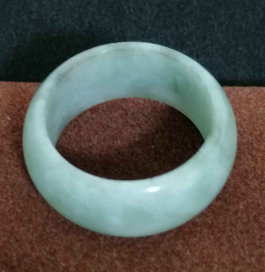 NATURAL JADE MEN RING (size 10mm) JB90