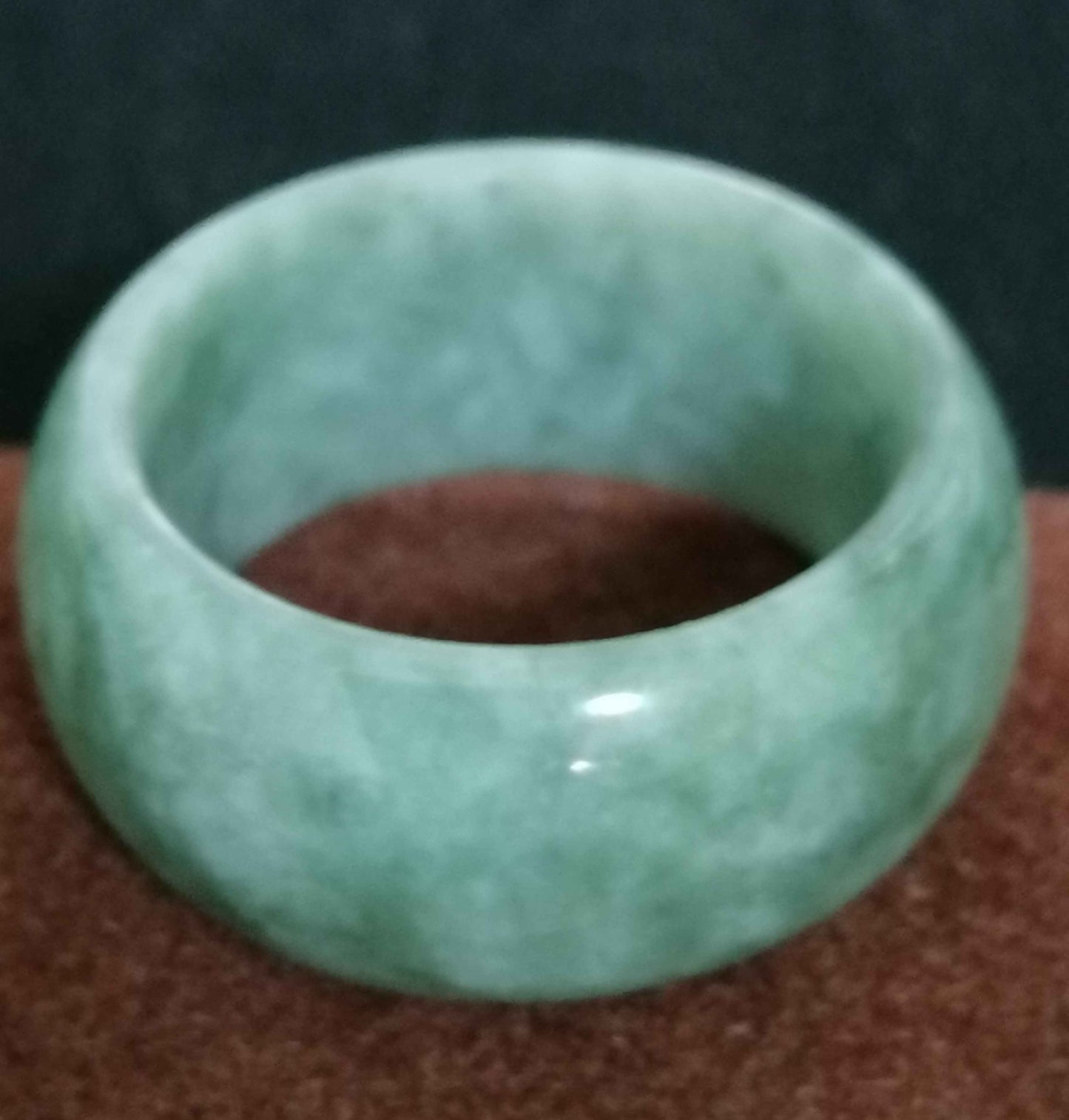 NATURAL JADE MEN RING (size 10mm) JB92