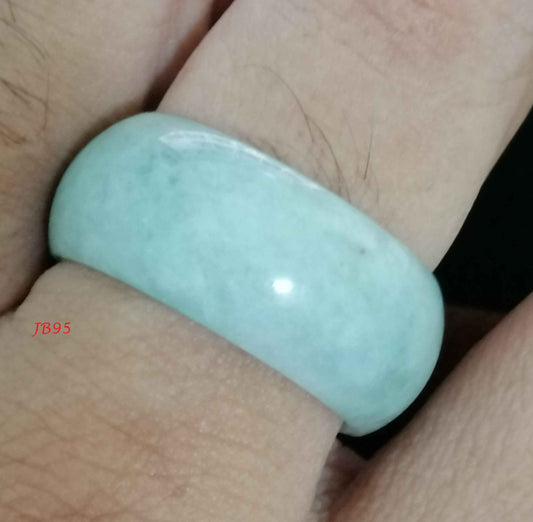 NATURAL JADE MEN RING (size 10mm)