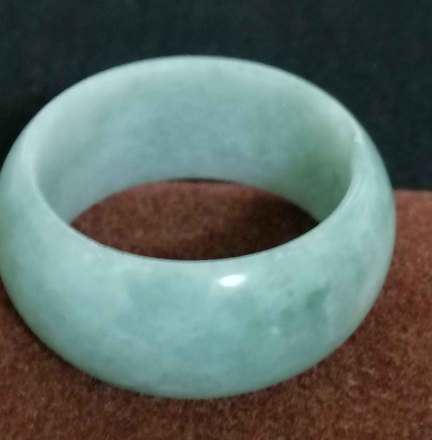 NATURAL JADE MEN RING (size 10mm)