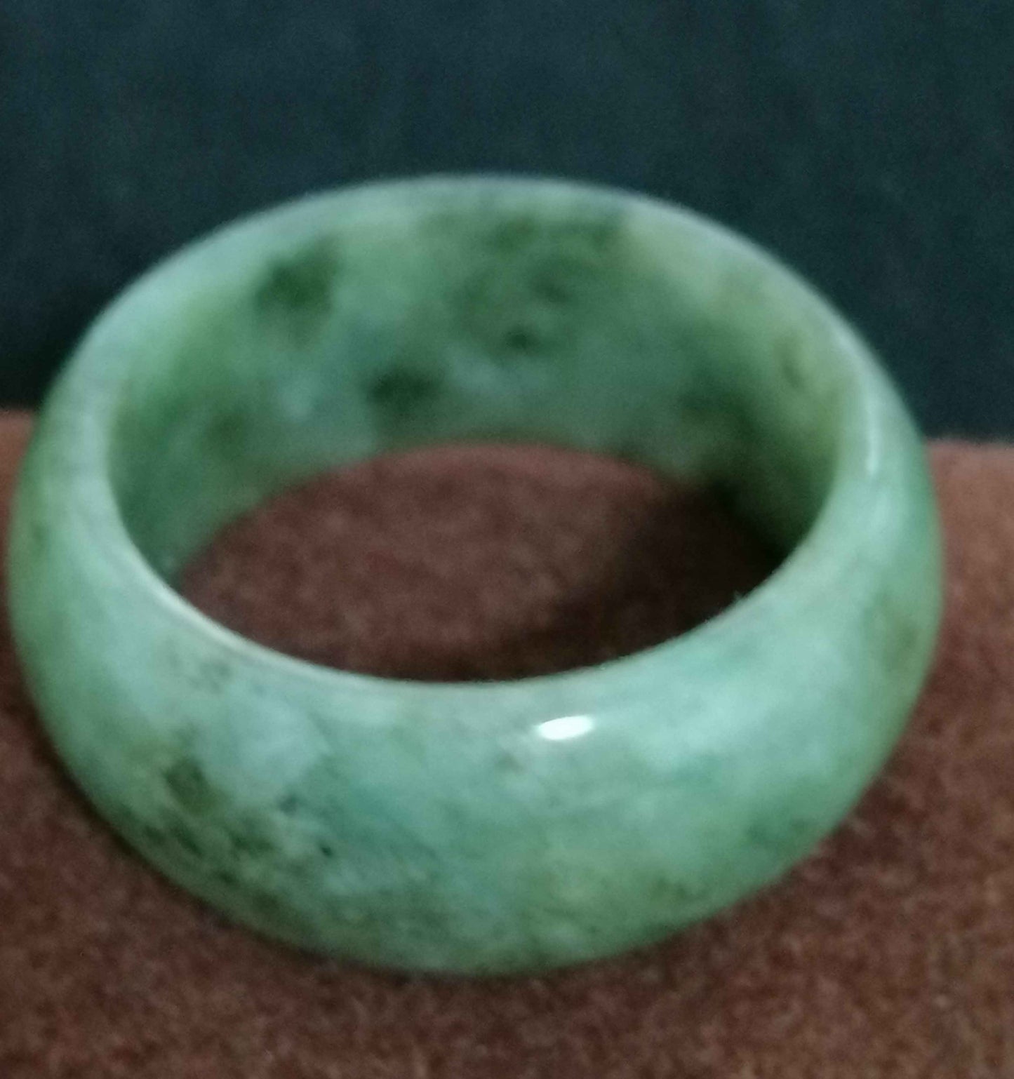 NATURAL JADE MEN RING (size 10mm) JB96